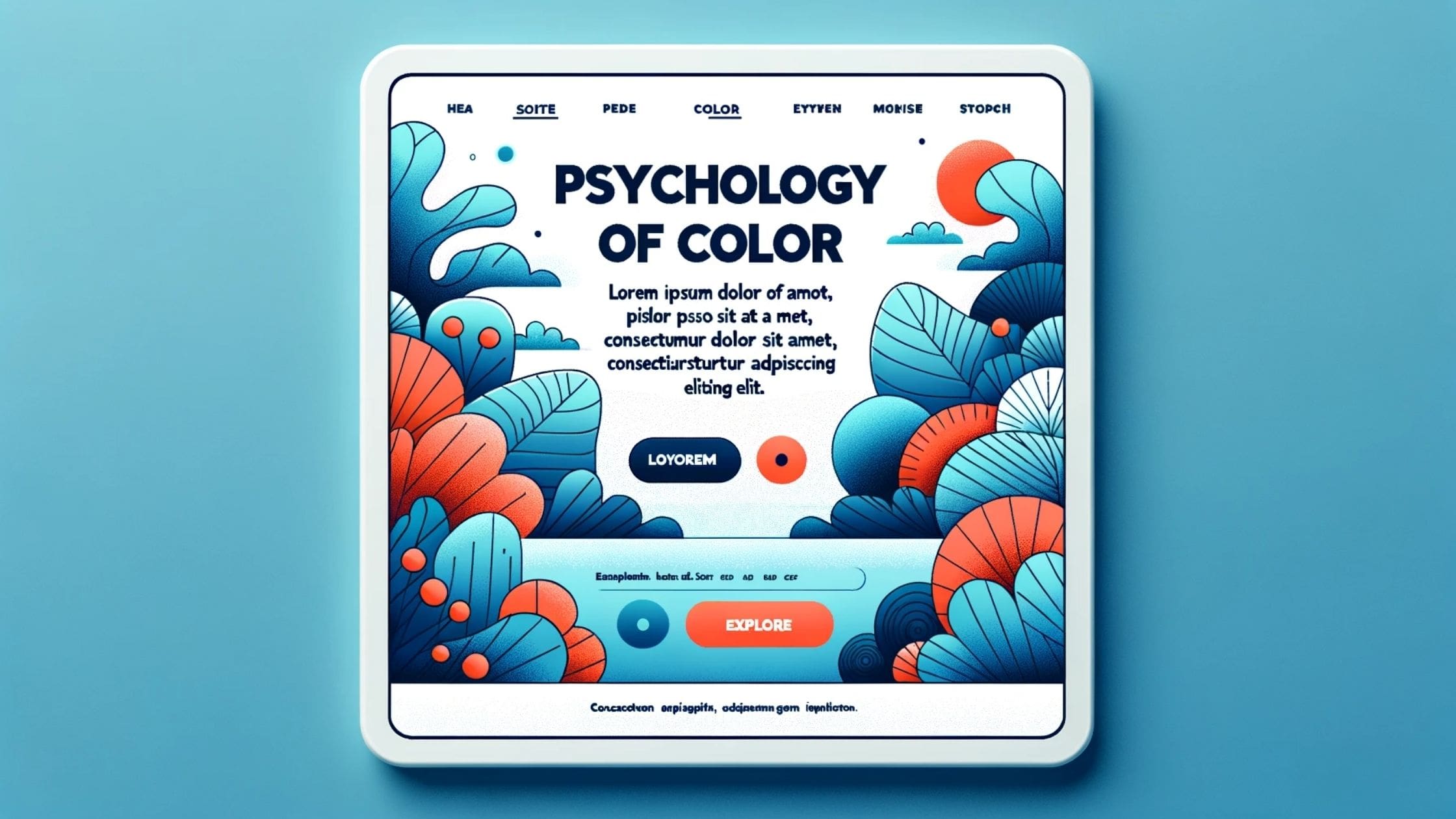 colour psychology in web design