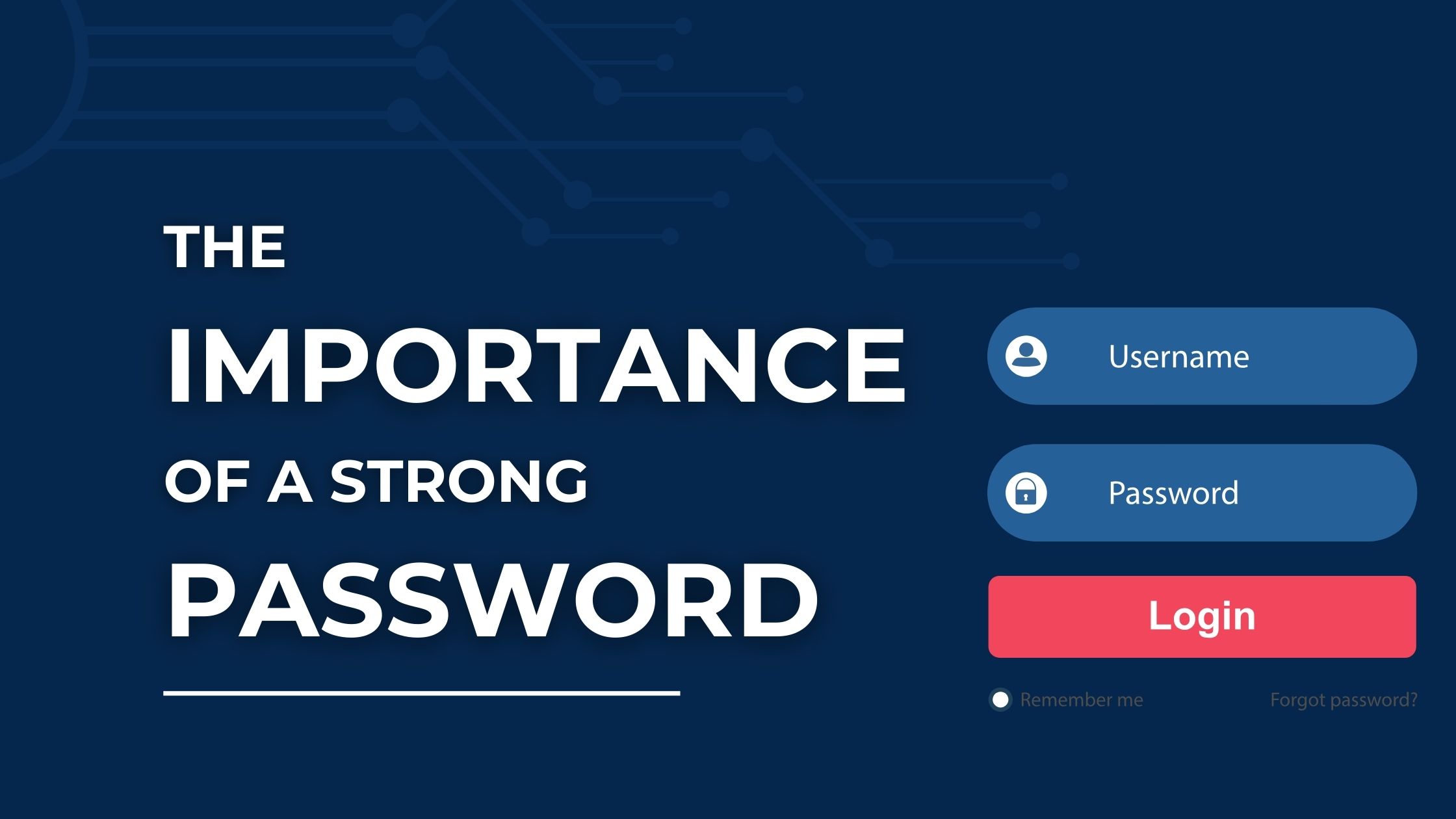 the importance of a strong password