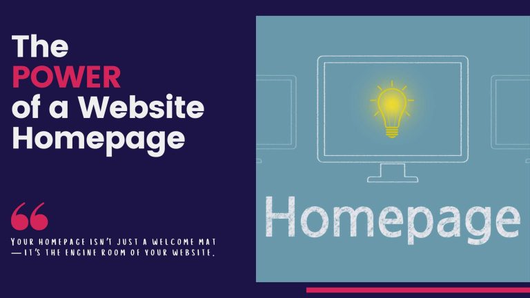 the power of website homepage